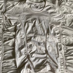 White Athleta Workout tee